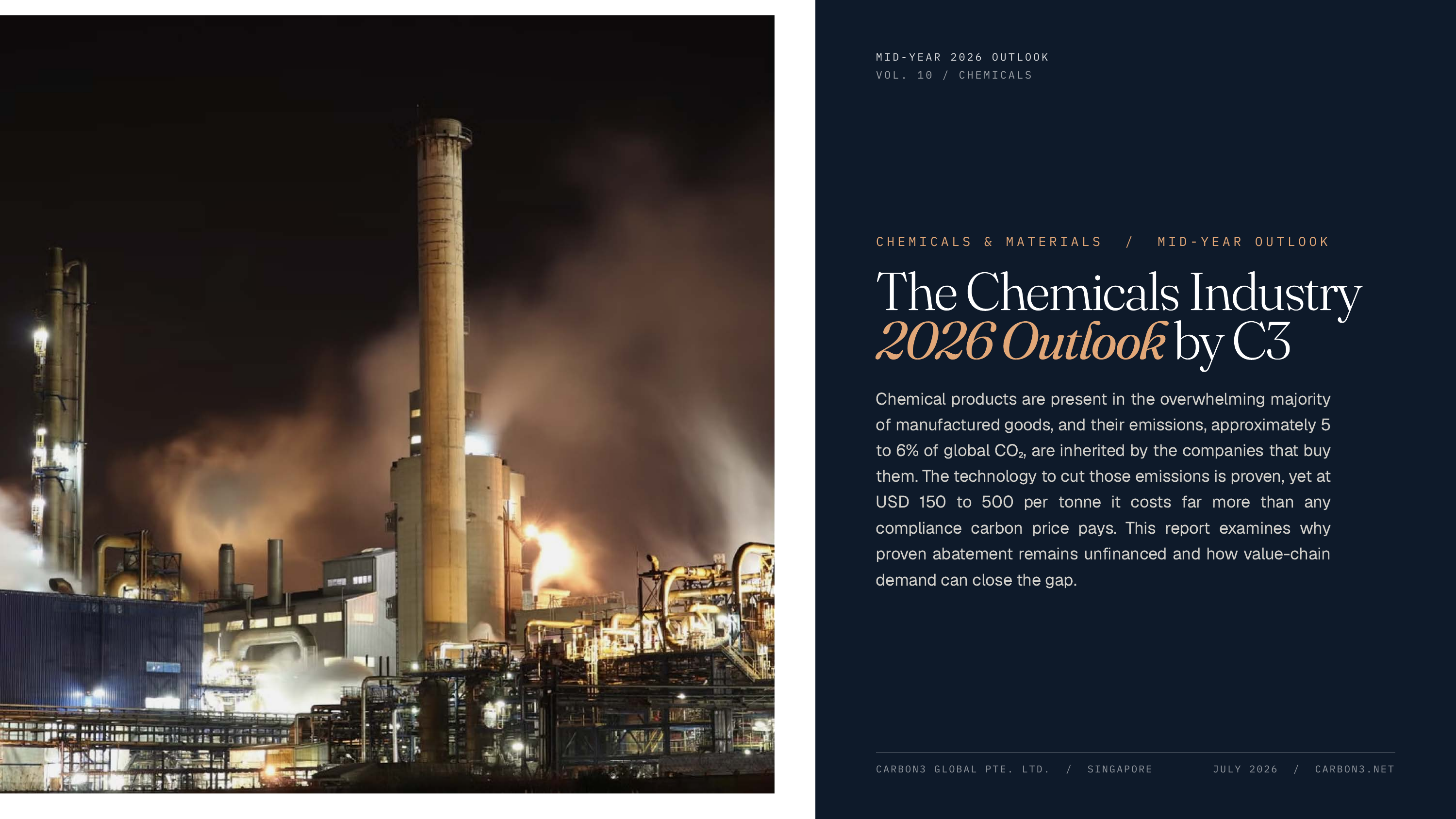 Decarbonizing Chemicals with C3 — 2026 Outlook